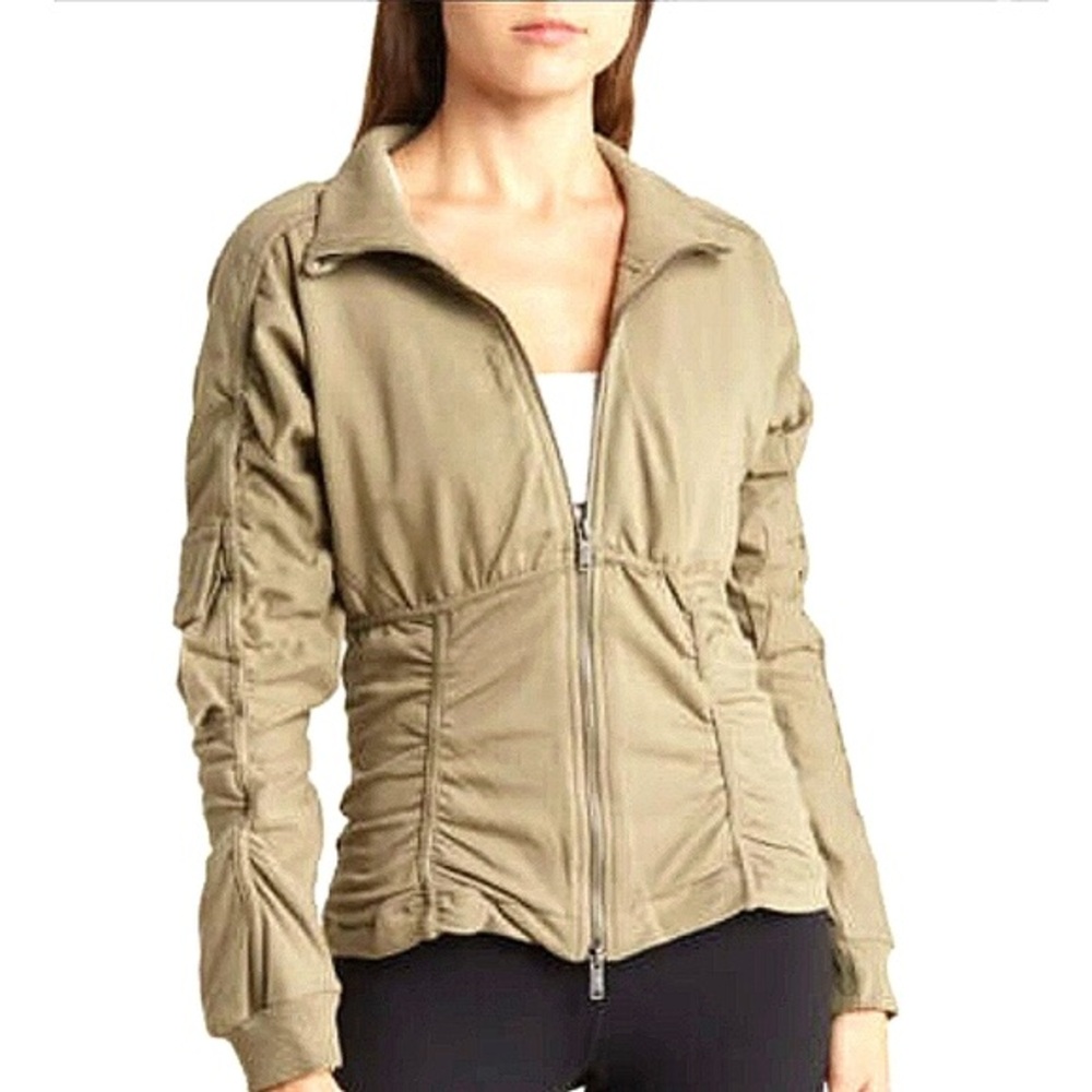 Free People Foundation Jacket Taupe
